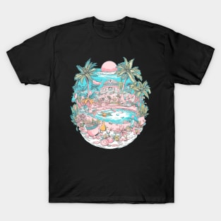 Sizzling Coastal Haven T-Shirt